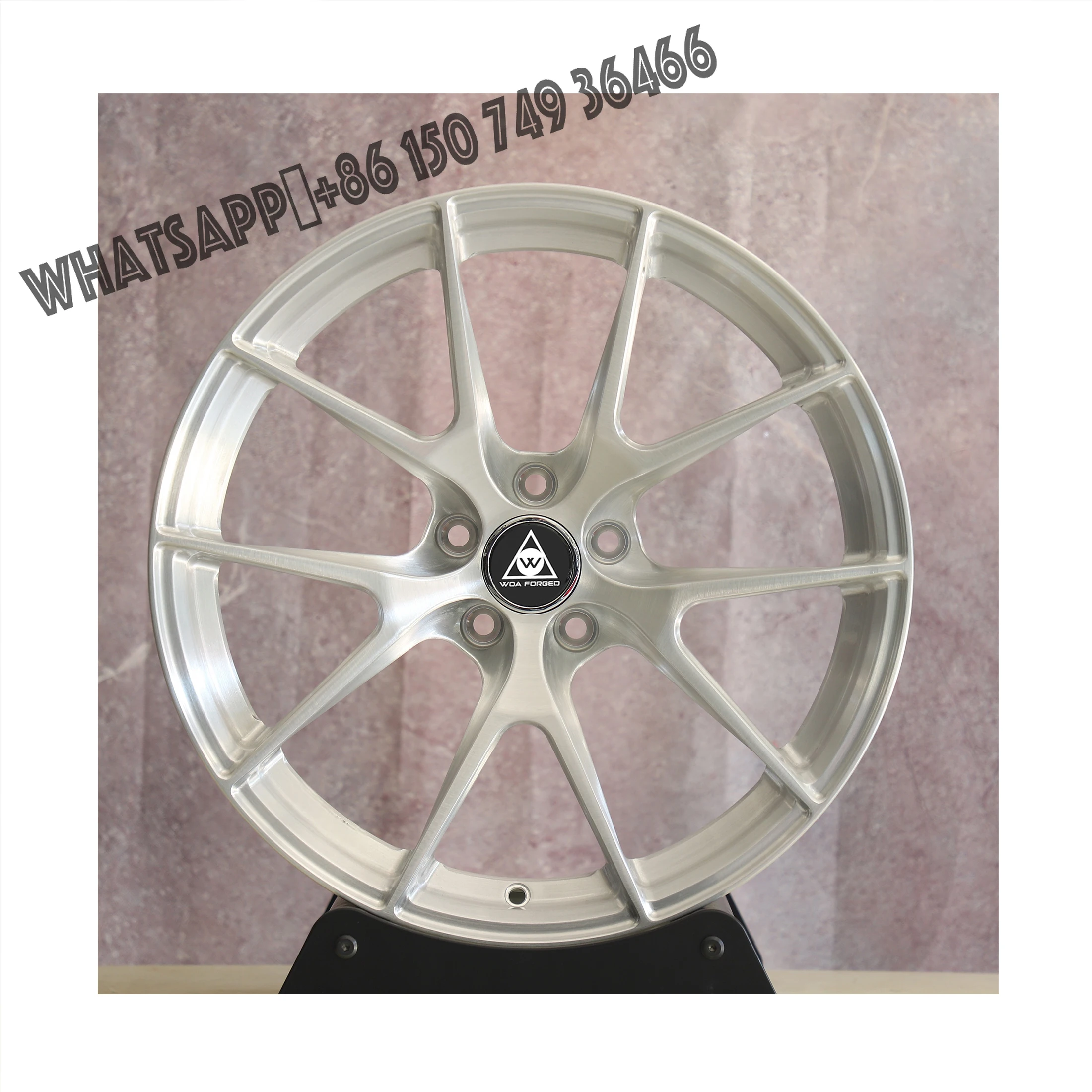 

Chrome Brushed Forged Wheel 5x114.3 5x130 5x120 Rim Spoke Wire Chrome Concave for BMW AUDI tesla Porsche Car Wheels Rims VS5RS