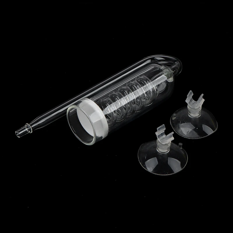 CO2 Diffuser Aquarium Spiral Carbon Dioxide Atomizer Diffuser With Suction Cup