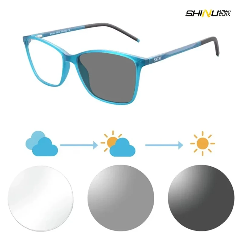 

SHINU женские очки в оправе, очки по рецепту, оба мультифокальные очки ближнего и дальнего или одного видения, близорукость, диоптрии