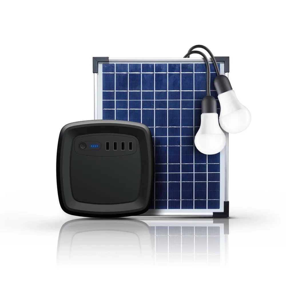 solar power bank one bulb home use indoor outdoor  energy lighting systems for emergency