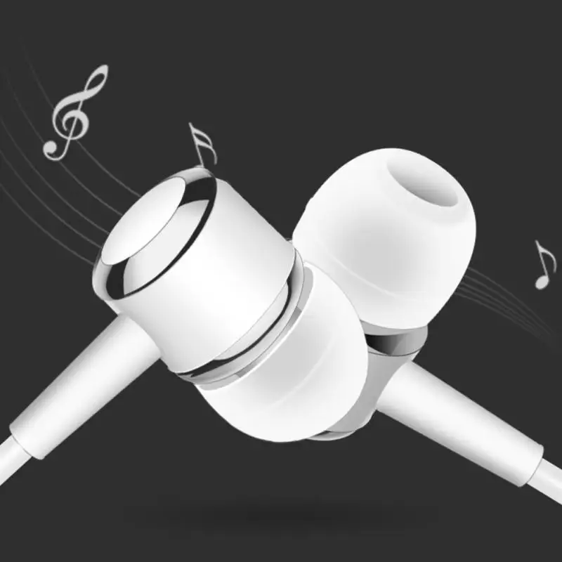 3.5Mm Oortelefoon In-Ear Stereo Subwoofer Oortelefoon Controle Headset Voor Iphone Samsung Oneplus Huawei Xiaomi