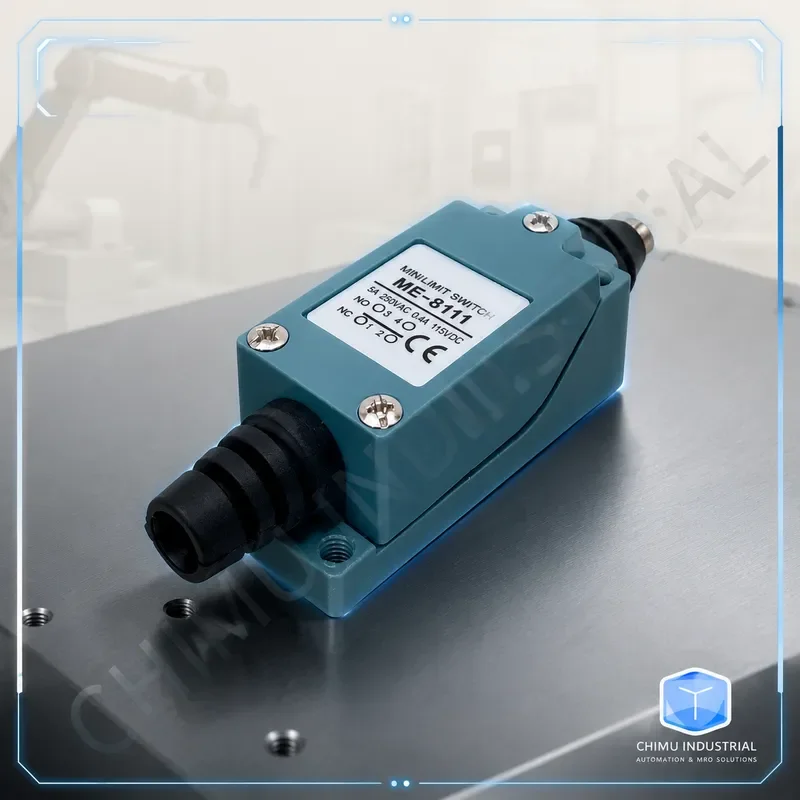 【CHIMU INDUSTRIAL】 ME-8111 Travel Limit Switch Silver Plunger Direct Pressure Automatic Reset Screw Type