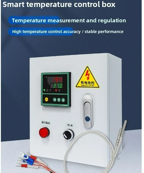 Dual Channel Heat Tracing Temperature Control Box for Cabinet Fan Heater Control