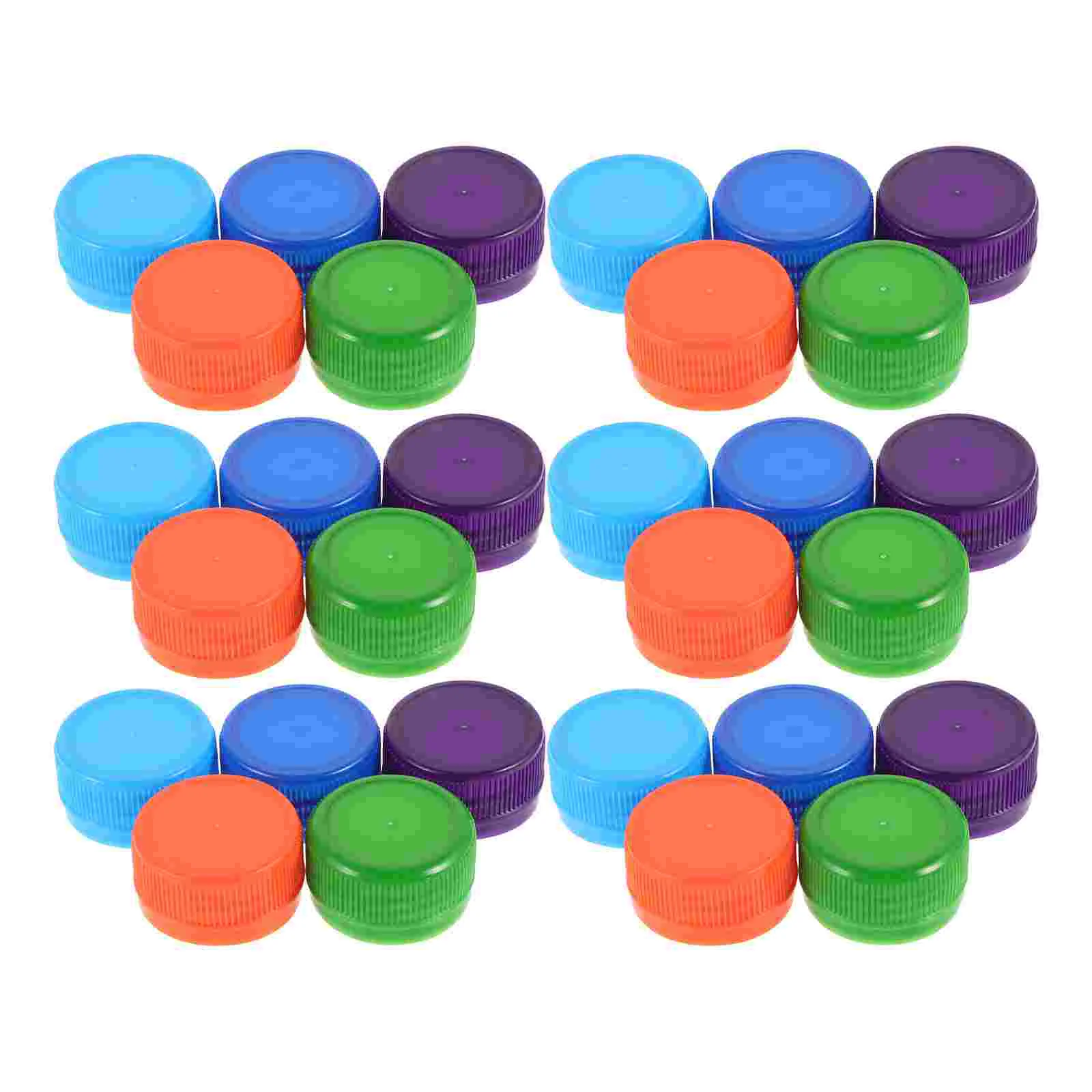 

50 Pcs Squeeze Bottle Caps Printmaking Splicing Accessories Collapsible Water Bottles Soda Sports