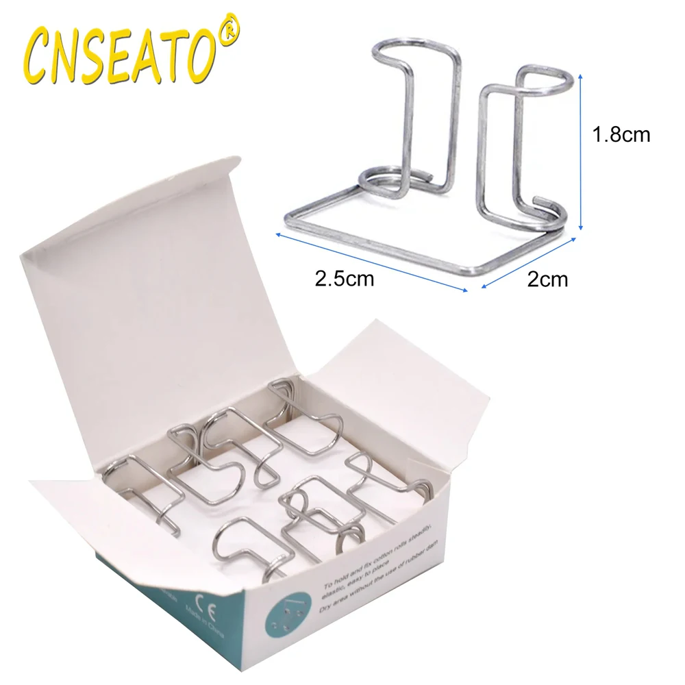 2/4Pc Dental Cotton Roll Clip Orthodontic Clip Holder Autoclavable Stainless Steel Dentistry Lab Supplies Tools Dentist Clinic