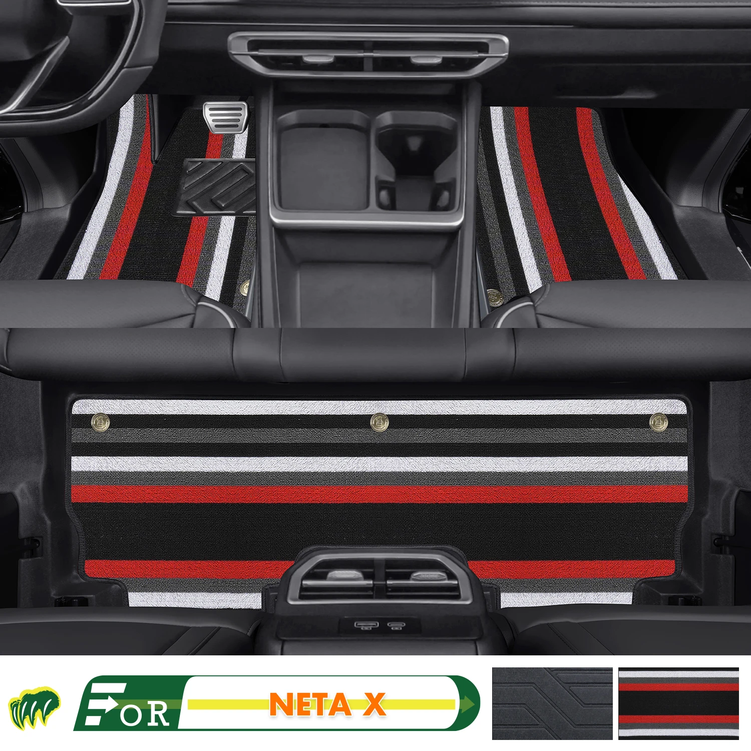 

Left-hand Drive Car Floor Mat For NETA X 2024 Full Surround Foot Mat Automotive Floor Mat Interior Floor Liner