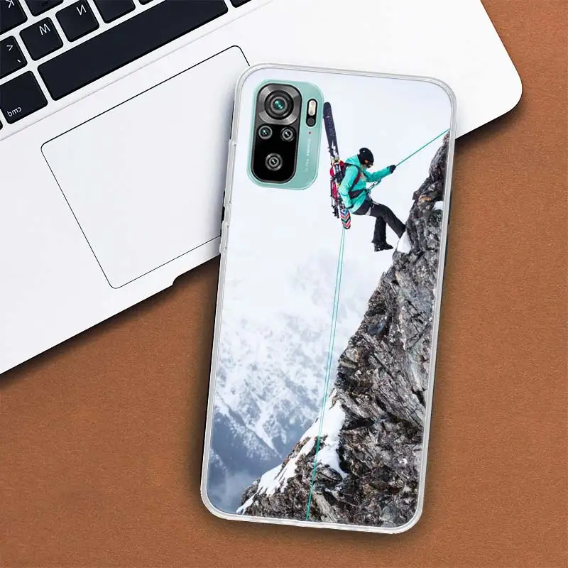 Skiing Snow Snowboard Ski Phone Case For Xiaomi Redmi Note 13 Pro Plus 5G Cover 12 12C 10X 10C 10A 9 10 9T 9C 9A 8A 8 7A 7 6A 6