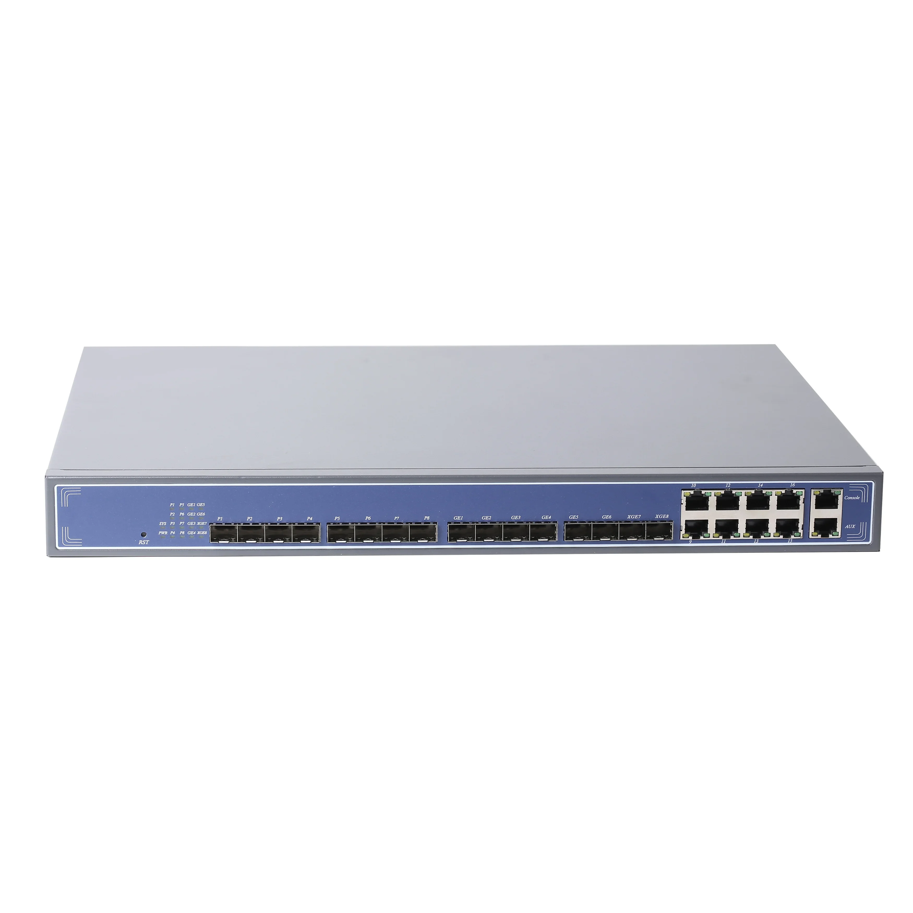 FTTH OLT 8 ports Gpon olt 10g sfp+ supply any brand fttx onu