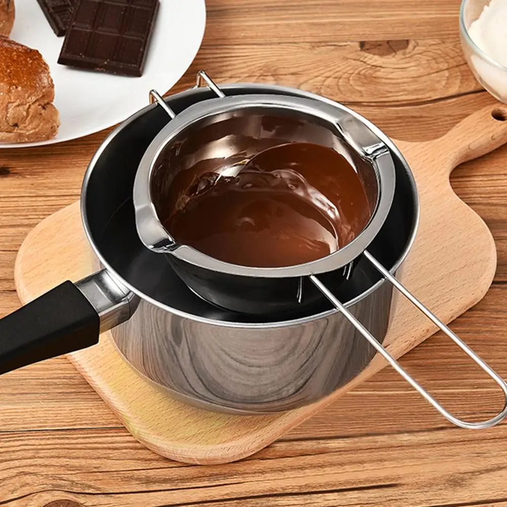 Chocolate Melting Pot Long Grip Ease Of Use Multi-functional Durable Convenient Pastry Cooking Utensils Furnace Trend Popular