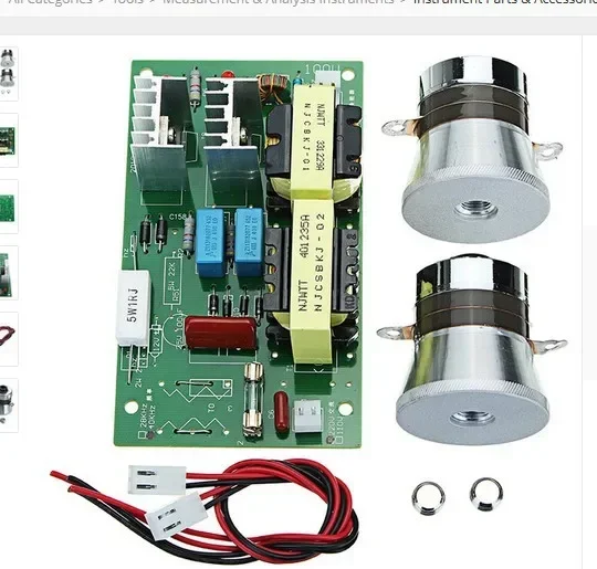 Ultrasonic generator 100W power board 28 40K 50W/60W ultrasonic cleaning vibrator/transducer