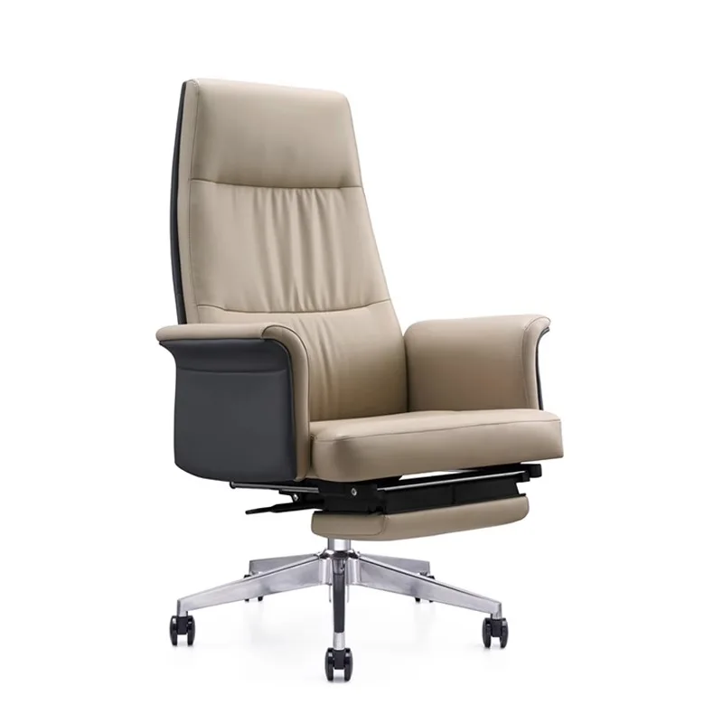 Modern Office Chair  Synthetic Leather Computer Chair Revolving Feature
