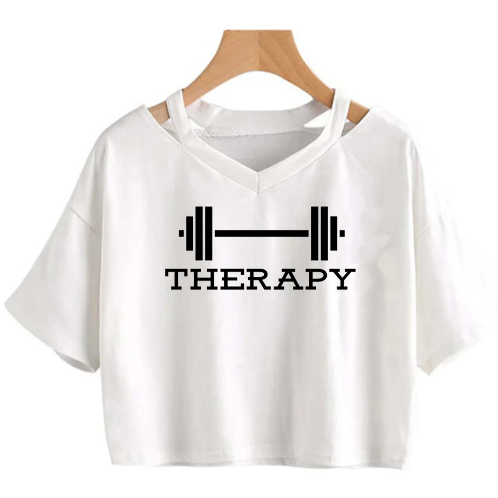 Koszulka Crossfit Fitness Tank Top cyber y2k fairycore krótki top damskie kawai z lat 90. W stylu vintage