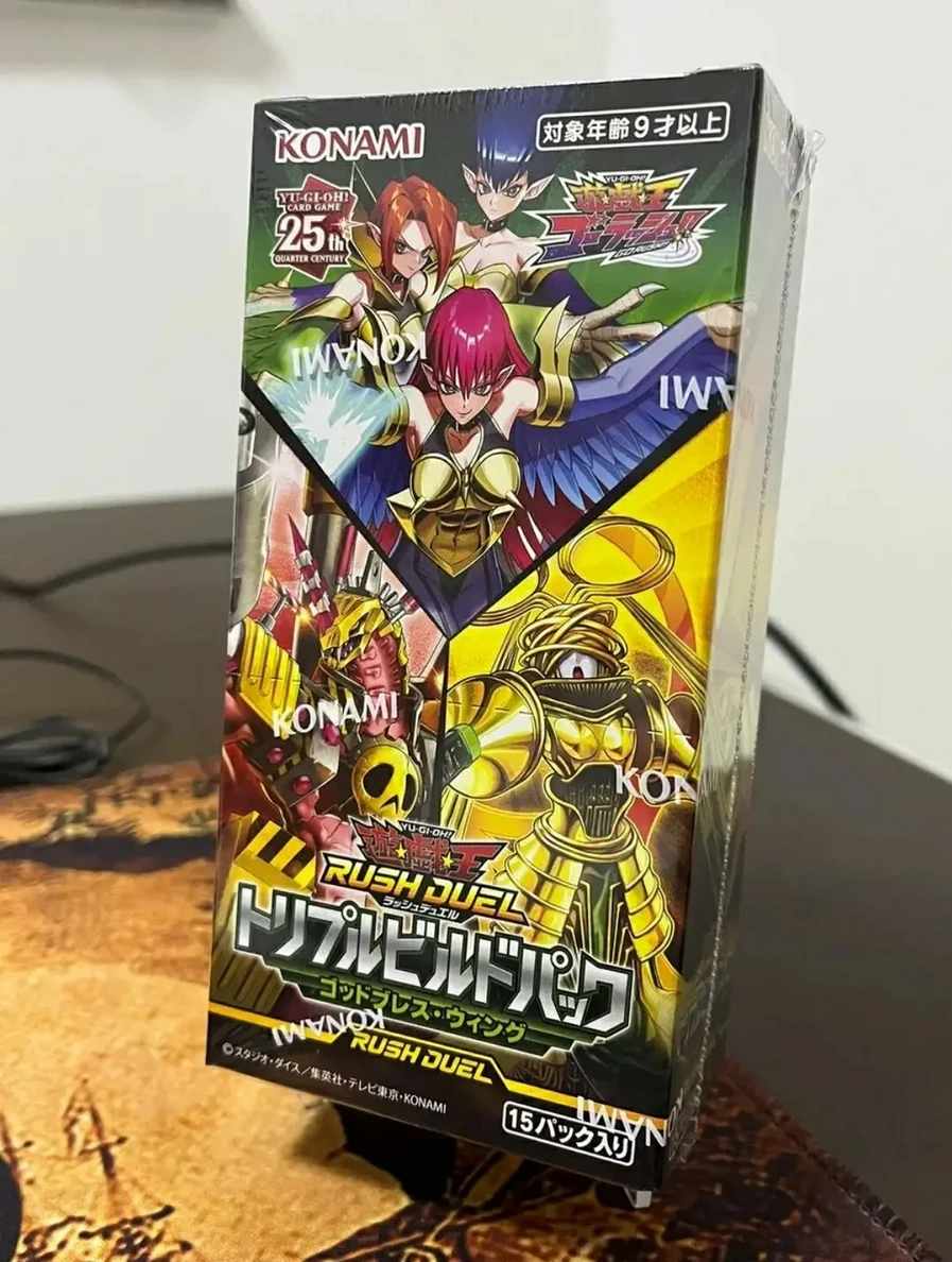 Yugioh KONAMI Rush Duel Monsters Triple Build Pack God Breath Wing RD/TB01 Harpie Japanese Collection Sealed Booster Box