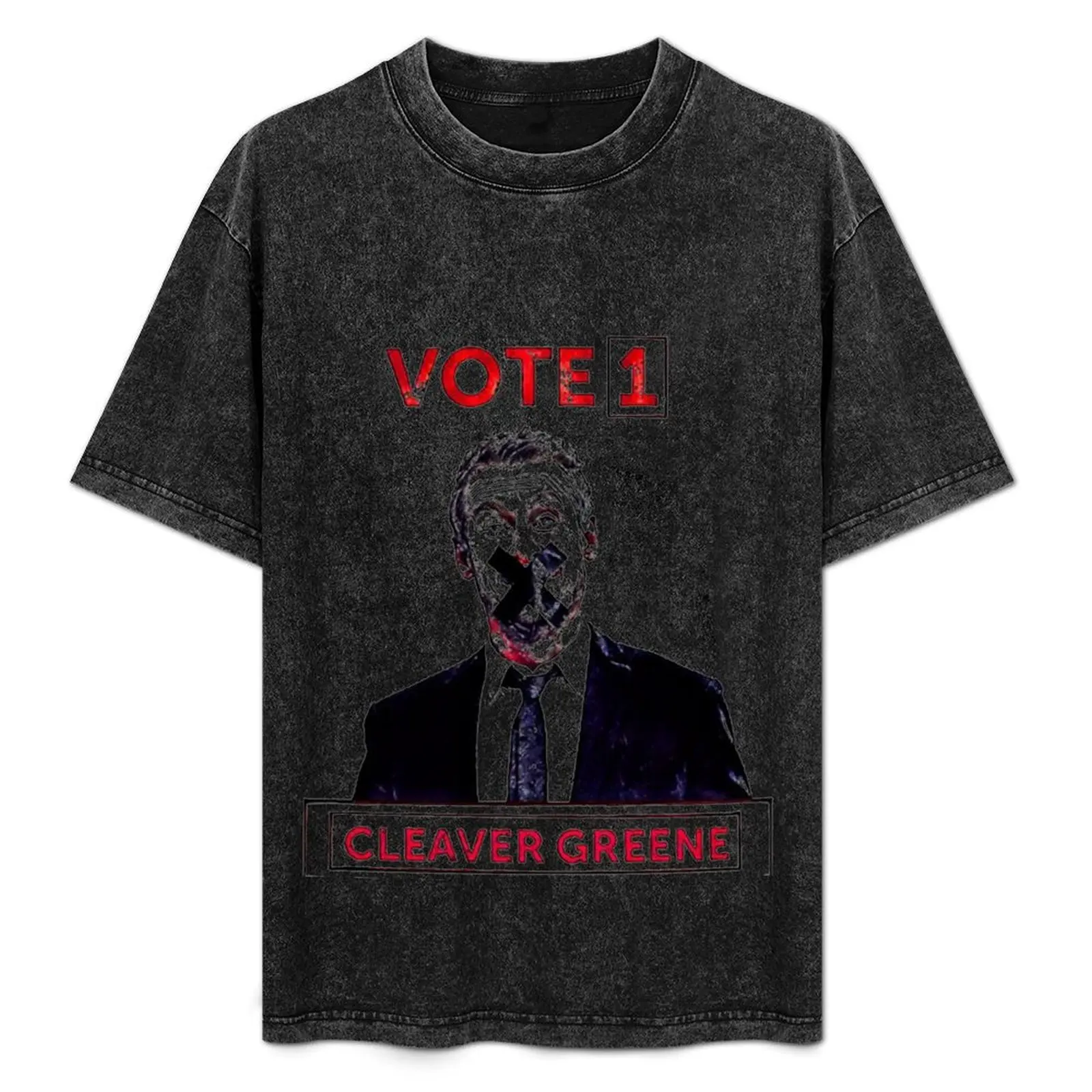 Vote 1 Extensor de camiseta Cleaver Greene, maqueta de camiseta, regalos para esposo, camiseta con diseño de acolchado, camiseta con diseño SVG