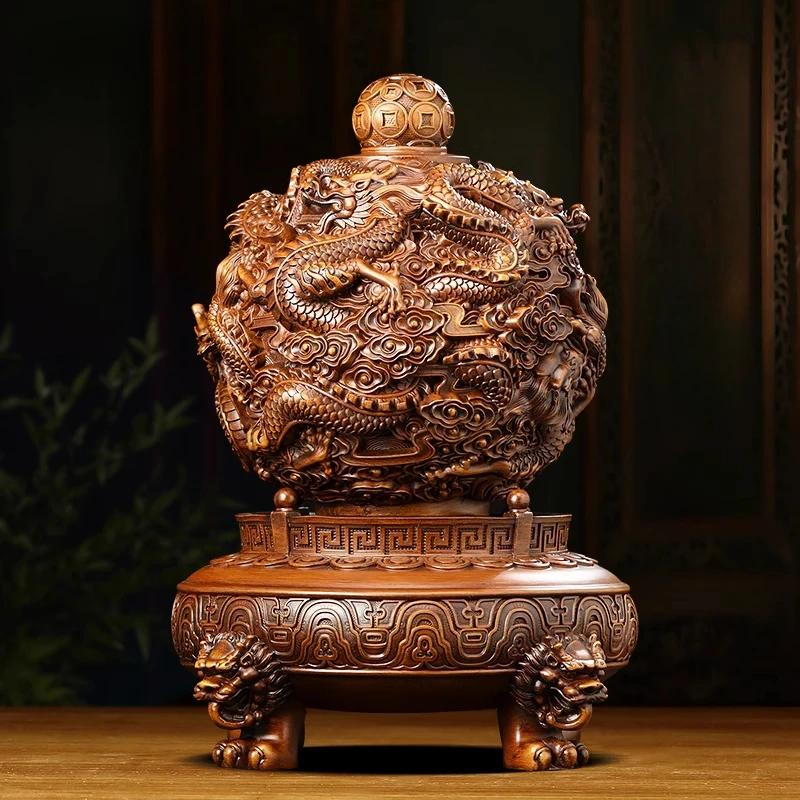 Jiuzhuan Qiankun Ding Ornament Chinese Lucky Living Room Office Decoration Company Store Opening Gift