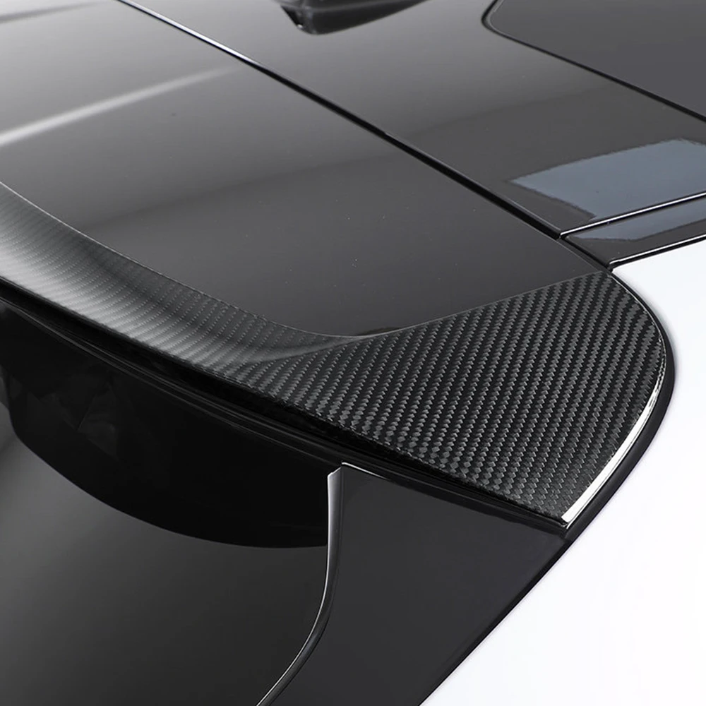 PET 6D Carbonfaser Schwarze Auto-Heckspoiler-Folie Auto-Vinylfolie Luftblasenfreie Selbstklebende Farbwechsel-Dekorationsfolie – Detail 8