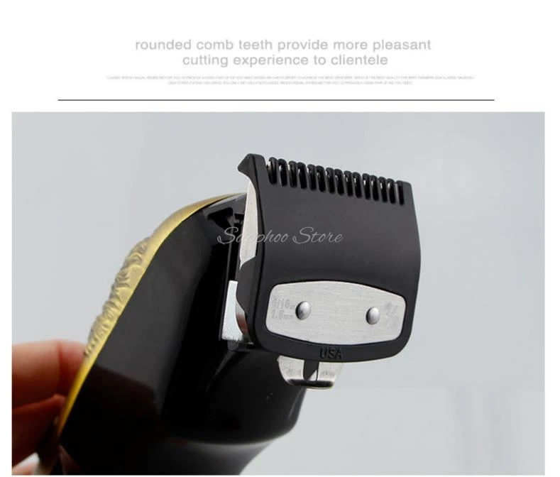 2/3/4 stücke Für Wahl Universal Haar Clipper Grenze Kamm Schwarz Transparent Rot Guide Trimmer Wachen Befestigung 1,5mm 3mm 4,5mm 6mm – Detail 23
