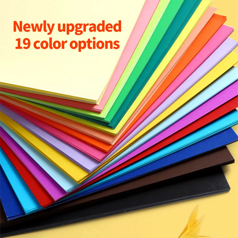 20Sheets 230G A4 Color Cardstock Paper Business Card Cardboard DIY Gifts Card Scrapbook Materials Drawing Card Art Supplies