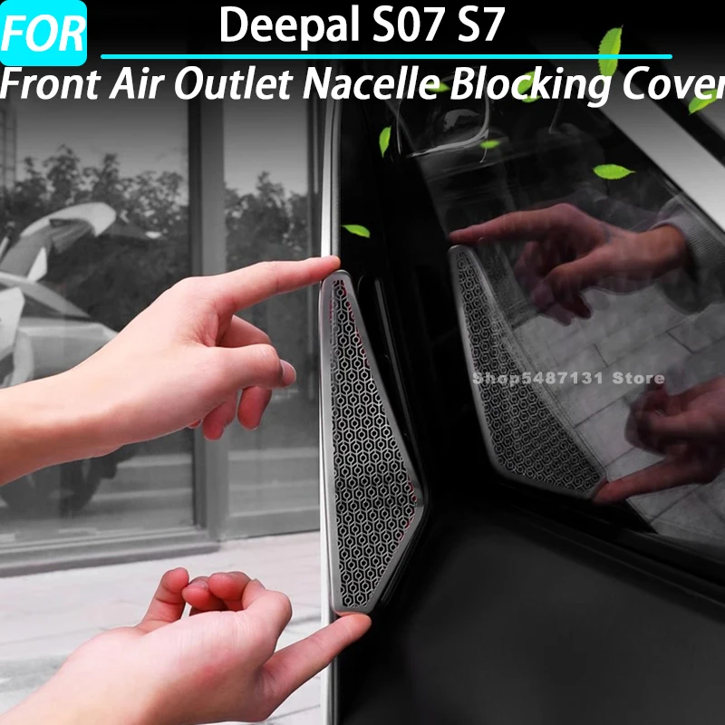 

Car Front Bumper Air Outlet Nacelle Blocking Cover for Deepal S07 S7 Exterior Accessories 2023 2024 2025
