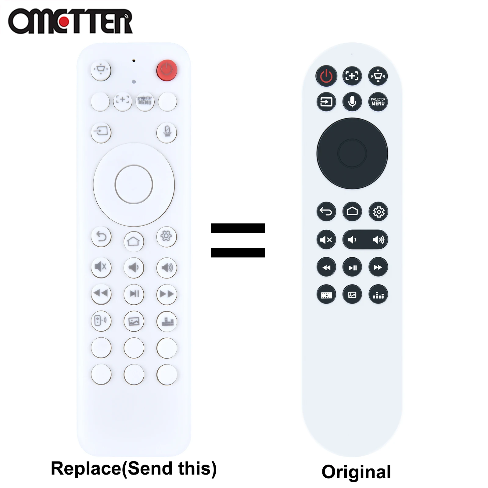 Neue Fernbedienung RCI074 für BenQ QS02 – Perfekte Kompatibilität und zuverlässige Steuerung im Alltag