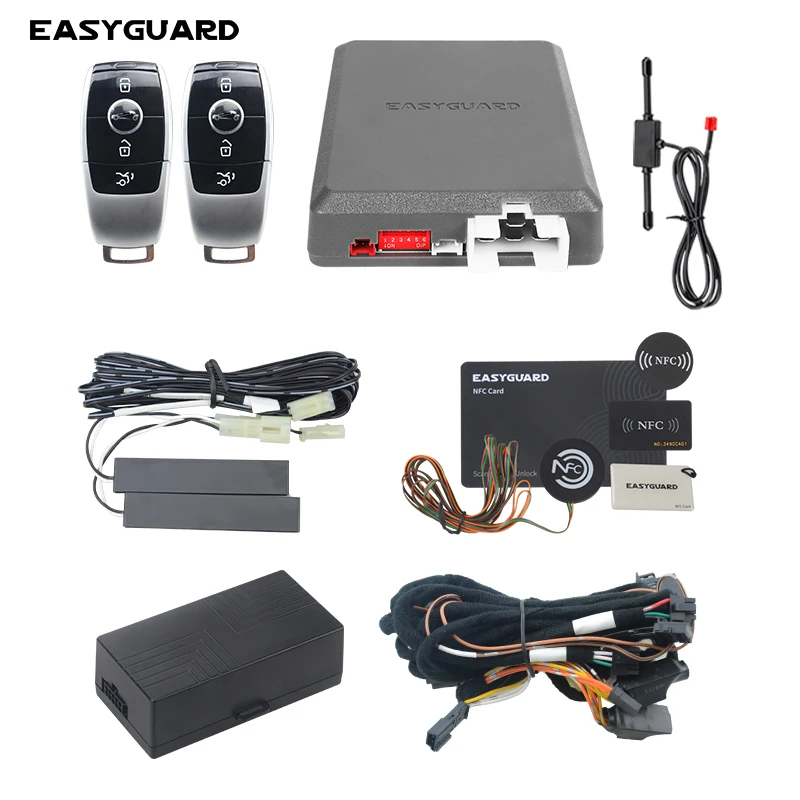 

EASYGUARD CANBUS PKE Remote Starter With Optional APP Control For Mercedes E class W213/ CLS Gas Engine With OEM Start Button