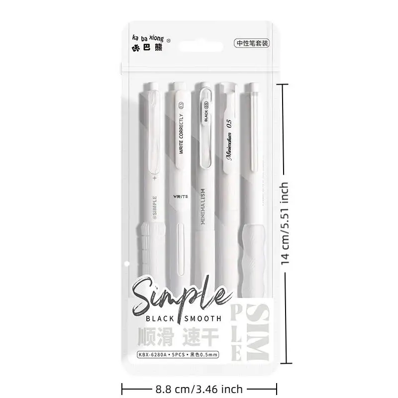 Gel Ink Pens Set 0.5Mm with Fast Dry Ink Smoothly Write Your Journals Notes and Business Papers view 6
