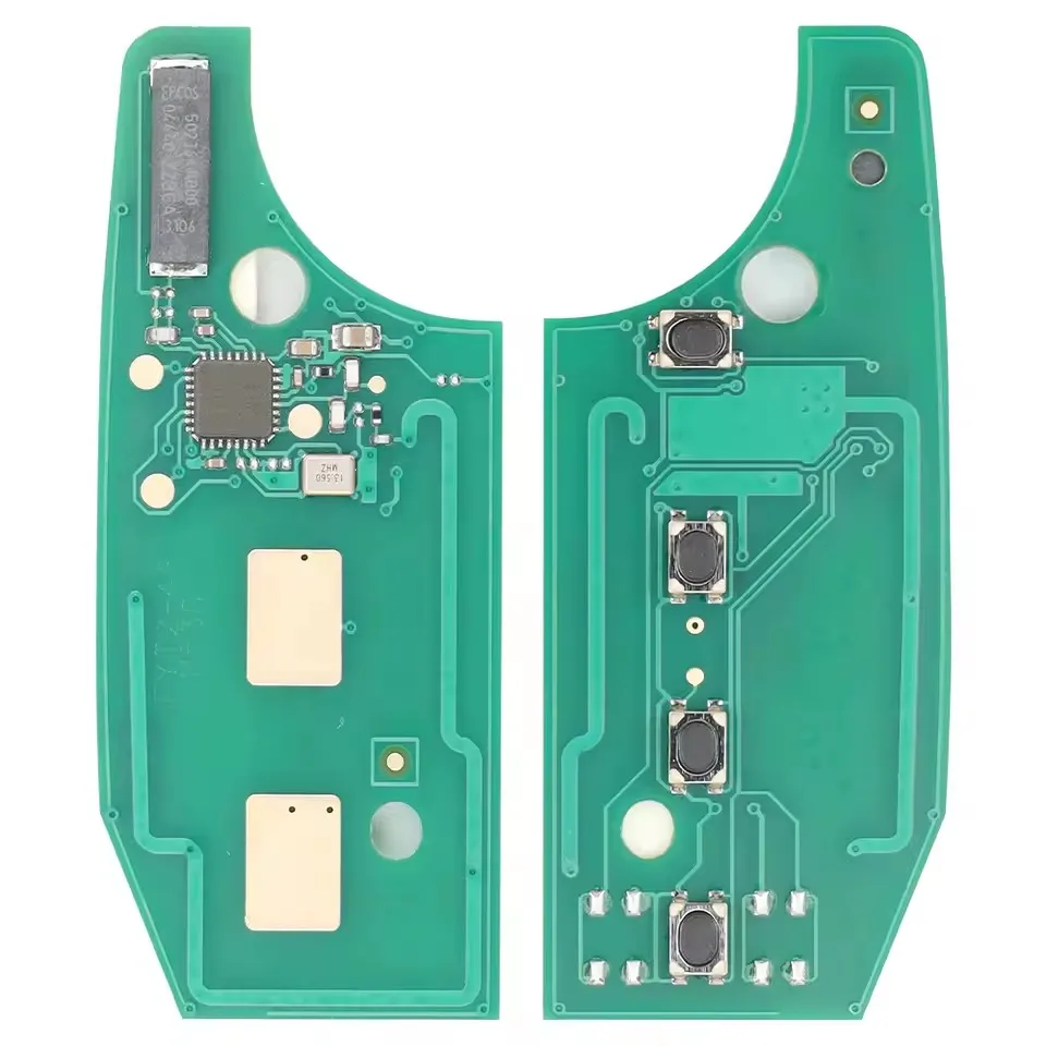 FF Folding Remote Car Key 4A MQB48 Chip 433MHz For Jeep Renegade 2016 2017 2018 FCCID:2ADFTFI5AM433TX P/N:FI5-AM433TX Flip Key - view 2