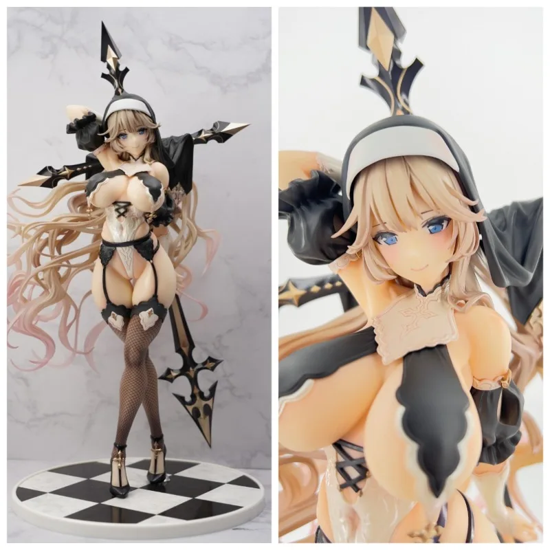 

In stock Genuine A deeply sinful nun Elsa 26cm PVC Action Anime Figure Model Toys Figure Collection Doll Gift