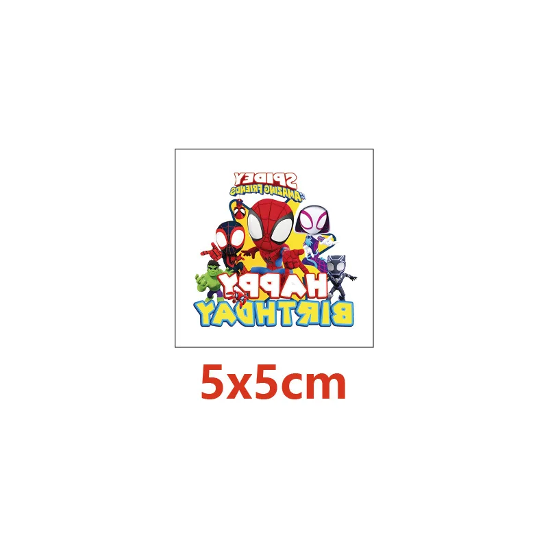 Spidey and His Amazing Friends Temporary Tattoo Stickers Kids Waterproof Cartoon Party Favors Birthday Decor Reward Stickers view 4