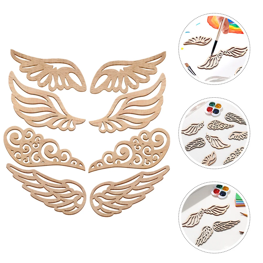 

Angel Ornament Craft Crafts Wings Cutout Charms Embellishments Ornaments for Wooden Decorations