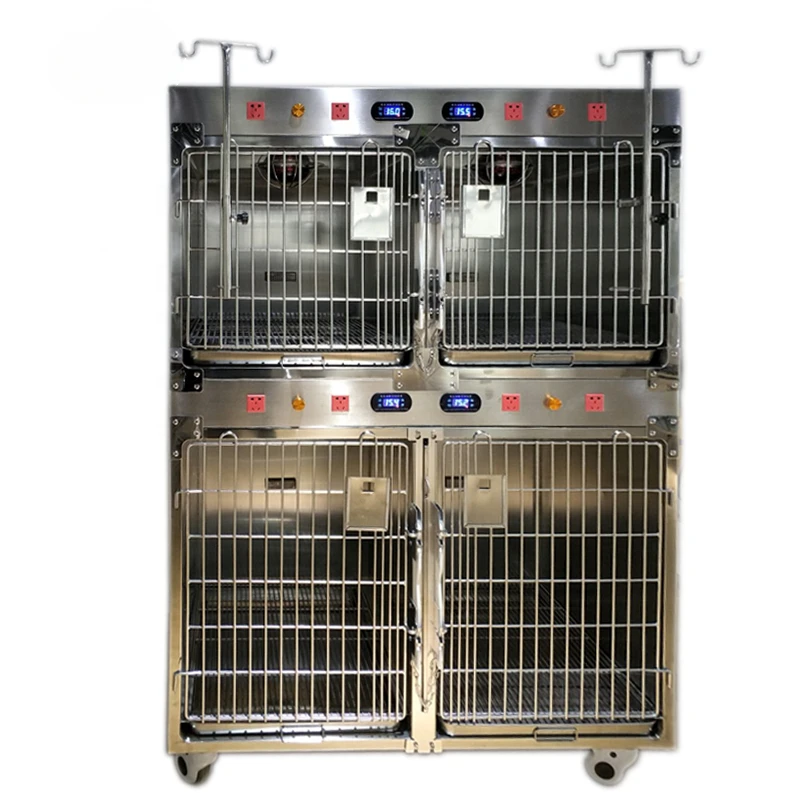 

OSCAT Good Quality Veterinary Equipment Hospitalization Chamber Home With Infrared Lamp Pet Therapy Cage