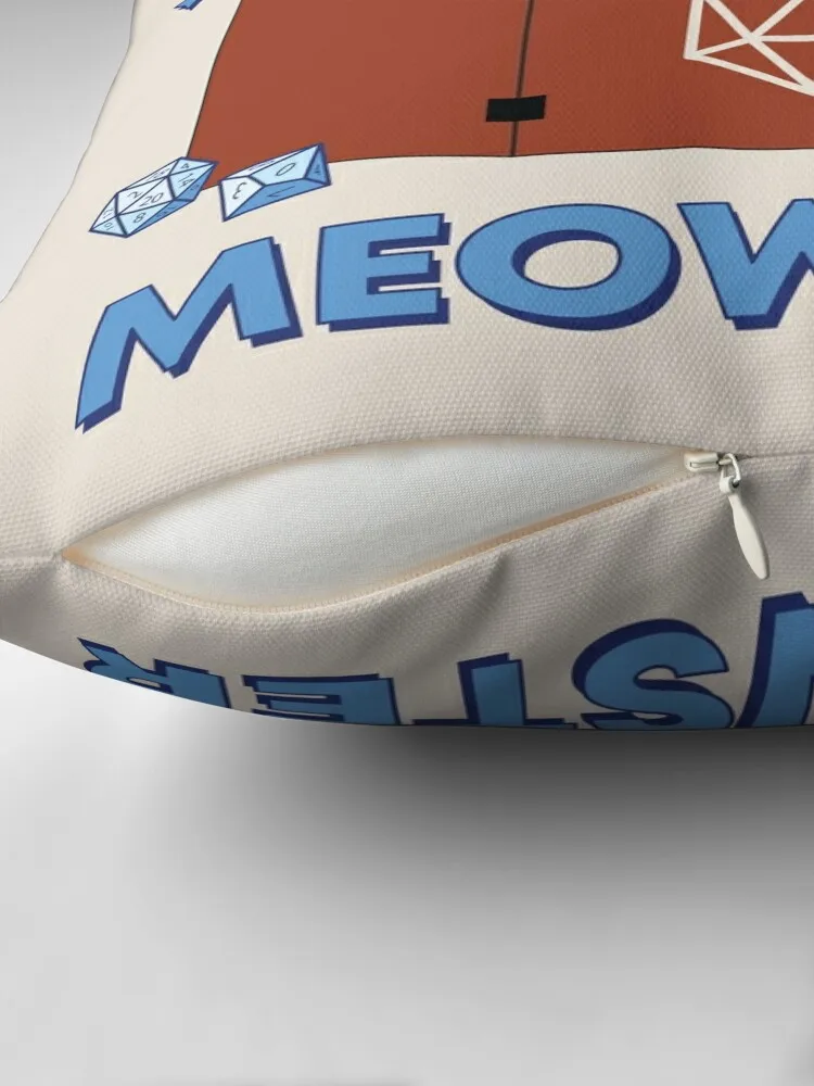 Dungeon Meowster Screen Throw Pillow Christmas Pillow Covers Pillowcases Bed Cushions Decorative Pillow Covers For Sofa