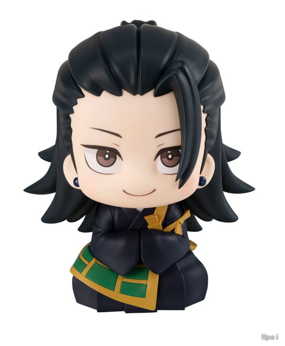 10CM Anime Jujutsu Line Geto Suguru High School Satoru Gojo Look Up Sitting Cute Q Versie Model en Y Techniek ft Ac Bodemtemperatuur Figuur