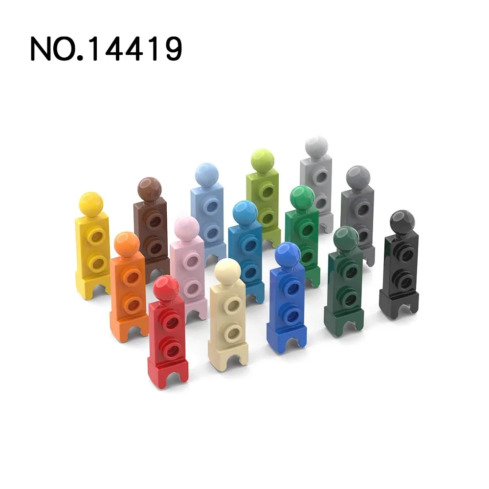 20pcs MOC Parts 14419 Plate Special 1 x 2 with End Cup and Towball Compatible Bricks DIY Assmble Building Block Particle Kid Toy