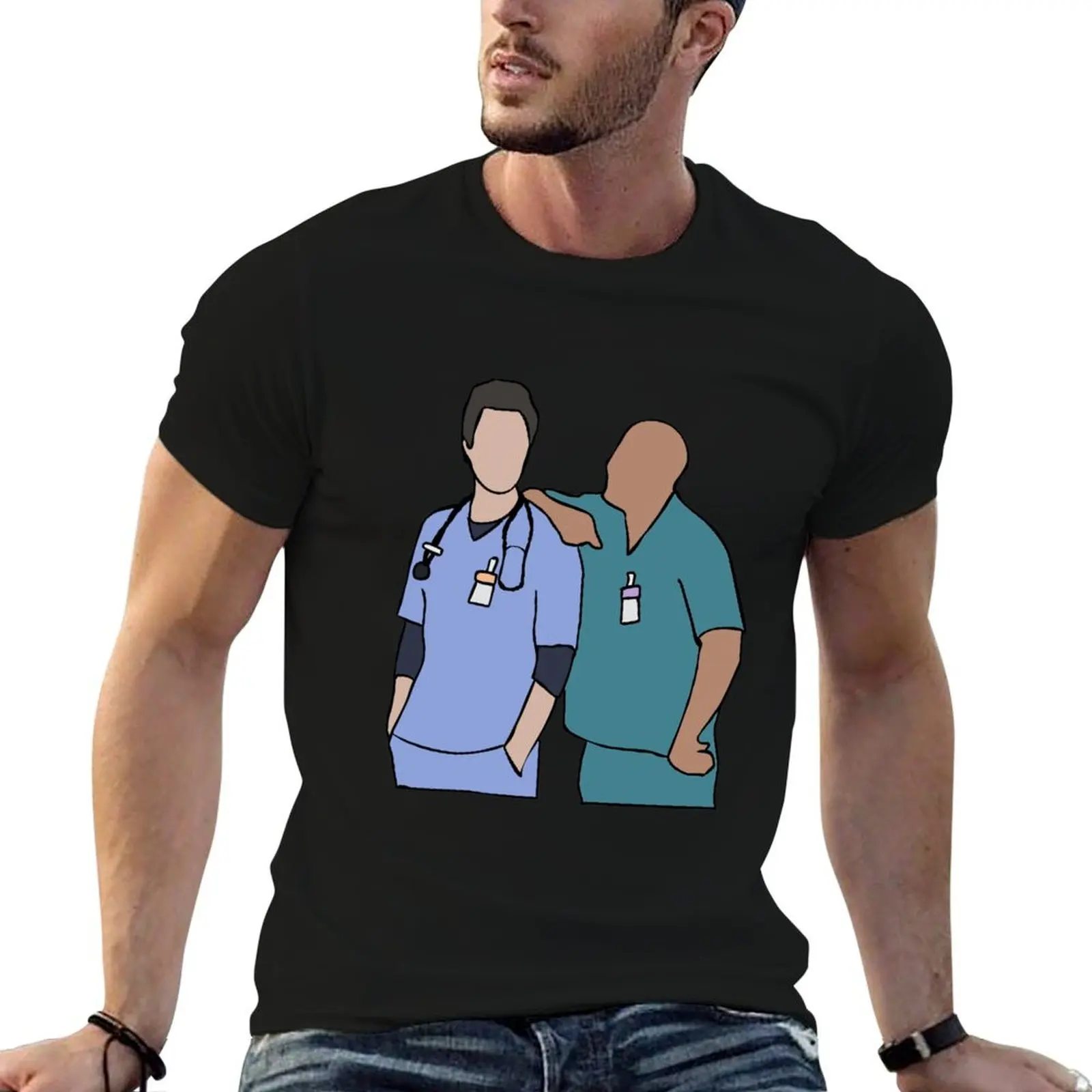 

Jd And Turk Scrubs T-Shirt Shirt Hoodie For Men, T-Shirt t shirt custom print graphic t shirts for man T-Shirt