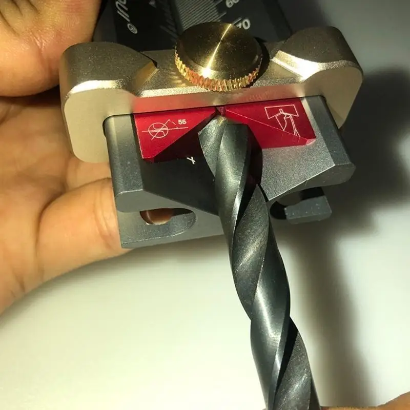A2BE Multipurpose Woodworking Drill Positioning Locator Tool and Meter for Skilled Craftsmen Hobbyists Precise Drilling