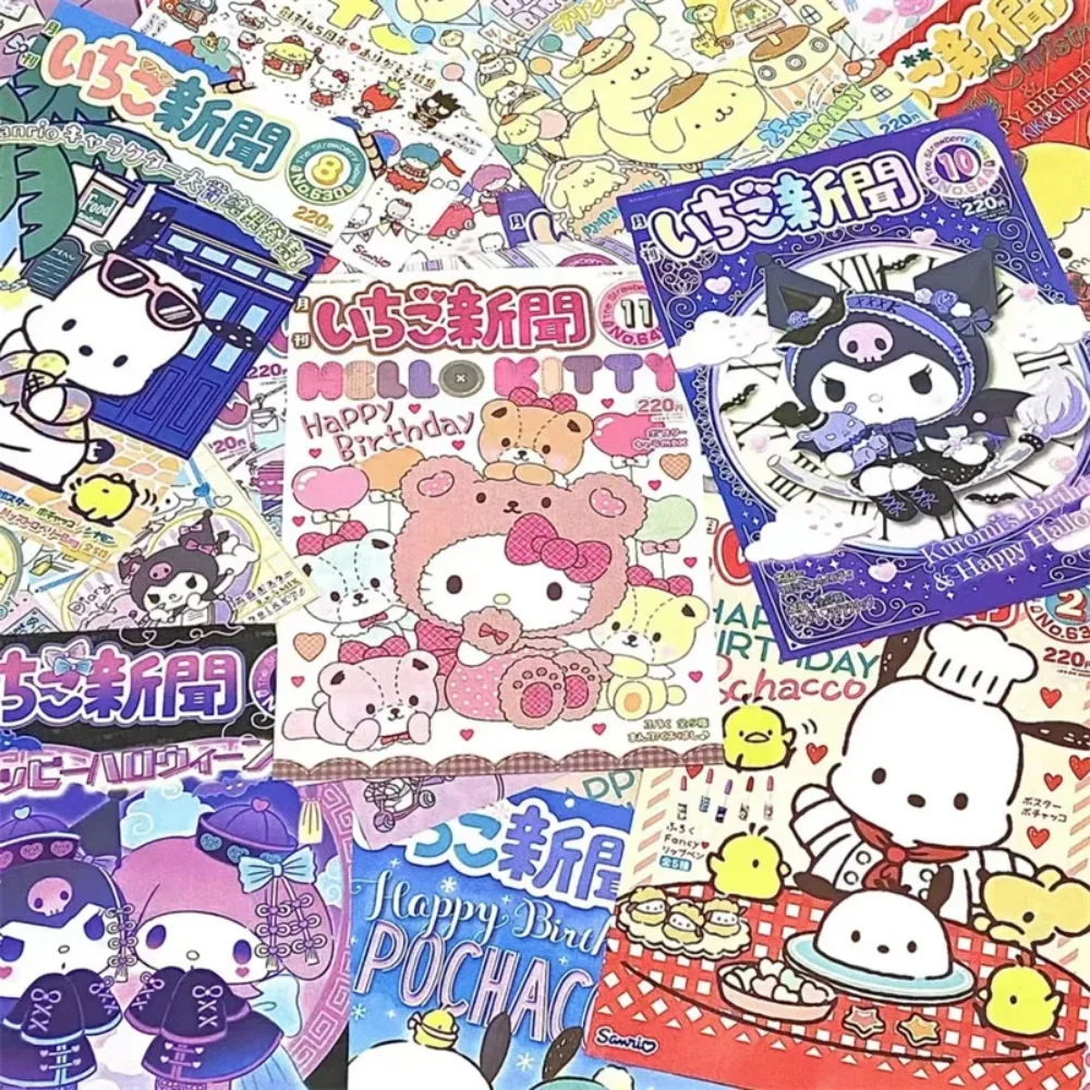 Anime Hello Kitty Sanrio Plakaty Kawaii Kreskówka Mymelody Dekoracja Ścienna do Akademika Studenckiego Pokoju Dziewczynki Dekoracje Papierowe Prezent dla Dziewczyn