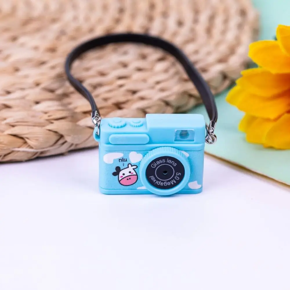 Muñecas en miniatura multicolores, accesorios para fotos, obturador y cámara Flash, juguetes para niños, accesorios para muñecas para BJD/OB11