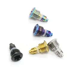 Bicycle Bleed Titanium Alloy Screws with O-ring, Oil Filling Screw Plug, Brake Accessories, FOR Magura MT2 MT4 MT5 MT7 MT8 MTB