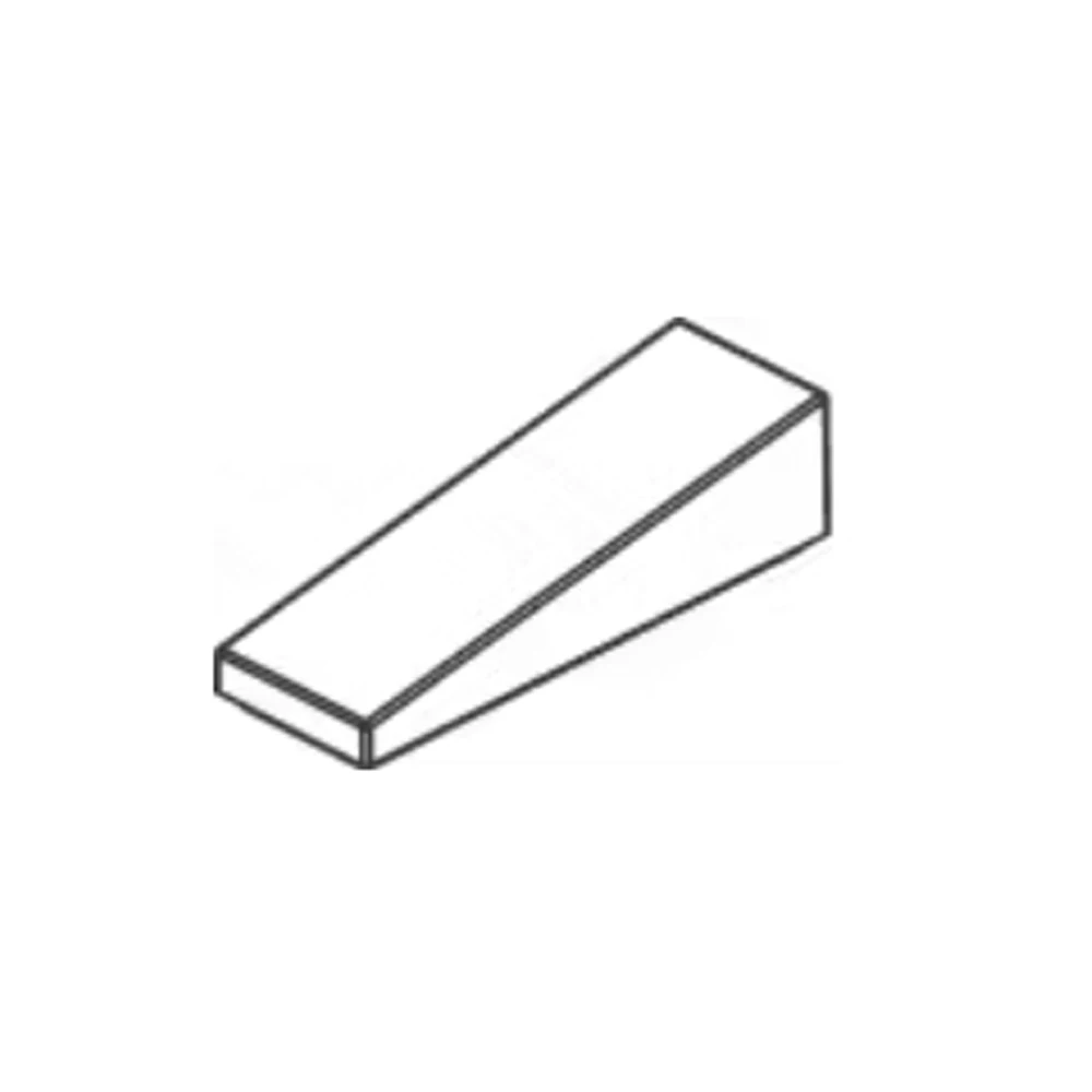 Moc parte tijolos inclinação telha 1x3 inclinação especial borad blocos de construção conjunto ka210 casa castelo placa telhado partícula brinquedos diy presentes do miúdo