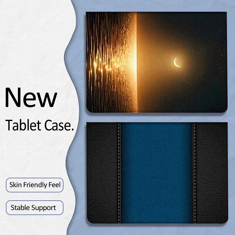 

Sunset Moon Carbon Fiber For Xiaoxin Lenovo Tab P12 Extreme Legion Y900 Idea Pro GT 12.1 2025 Foldable Tablet Case Gift