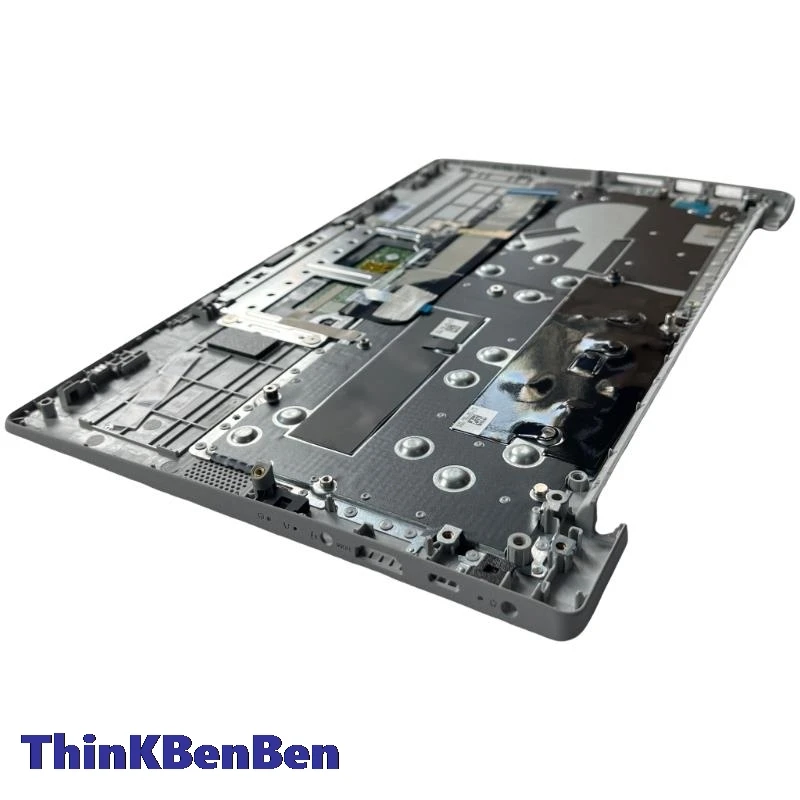 英国英語シルバーキーボード大文字パームレストシェルカバーレノボ Ideapad 5 14 14IIL05 14ARE05 14ALC05 14ITL05 5CB1A13933