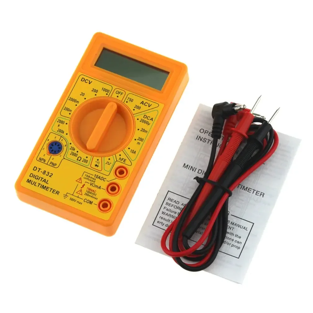 DT-830B Digital Multimeter Handheld Digital Display Multimeter Ammeter Voltmeter Electrical Instrumentation