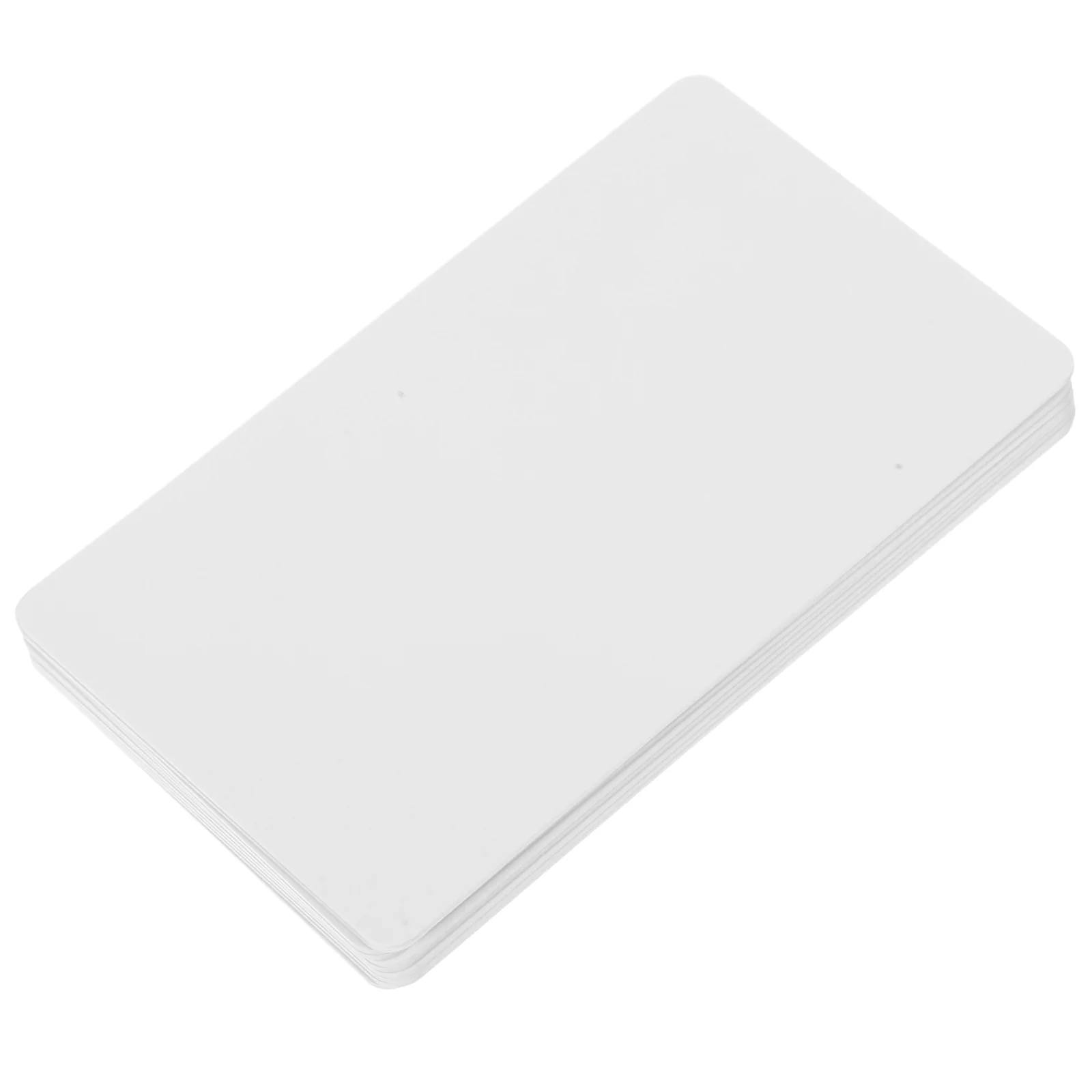 10 Pcs Employee Card Credit Labels Printable Membership Double Sided White DIY Craft Tag