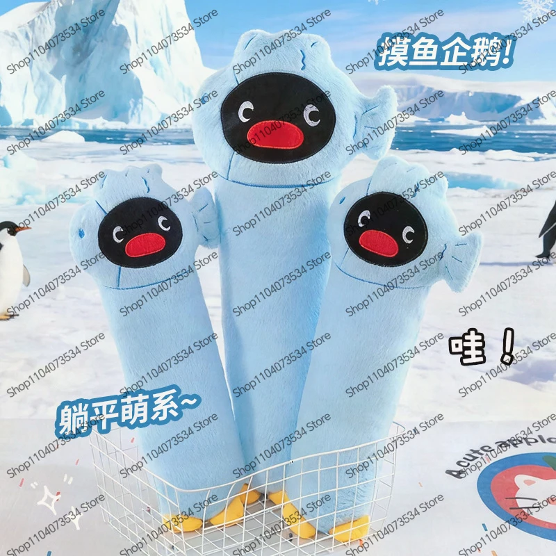 

Kawaii Stuffed Doll Arctic Penguin Long Pillow for Girls Sleep Hugging Cuddling Leg Clamping Bed Cushion Anime Kids Birthday