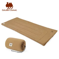 GOLDEN CAMEL Camping Sleeping Bags Adult Winter Thick Cold Protection Warm Travel Portable Coral Fleece Sleeping Bag Envelope