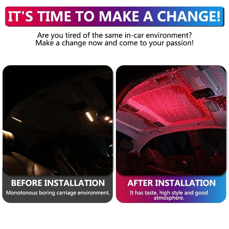 For BMW E46 E60 E39 F10 F30 F20 E87 E91 E90 G30 E34 E30 E92 1 3 5 7 Series Car LED Atmosphere Light Interior Decorative Light view 5