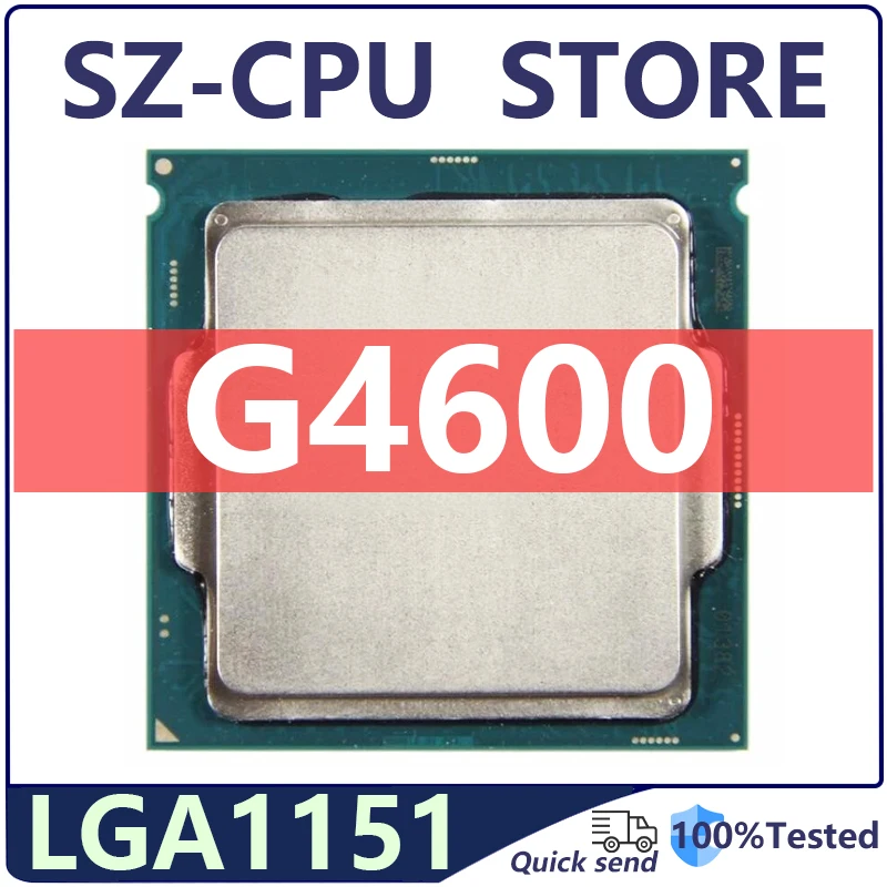 Pentium G4600 3.6 GHz Dual-Core Quad-Thread 51W CPU Processor LGA 1151