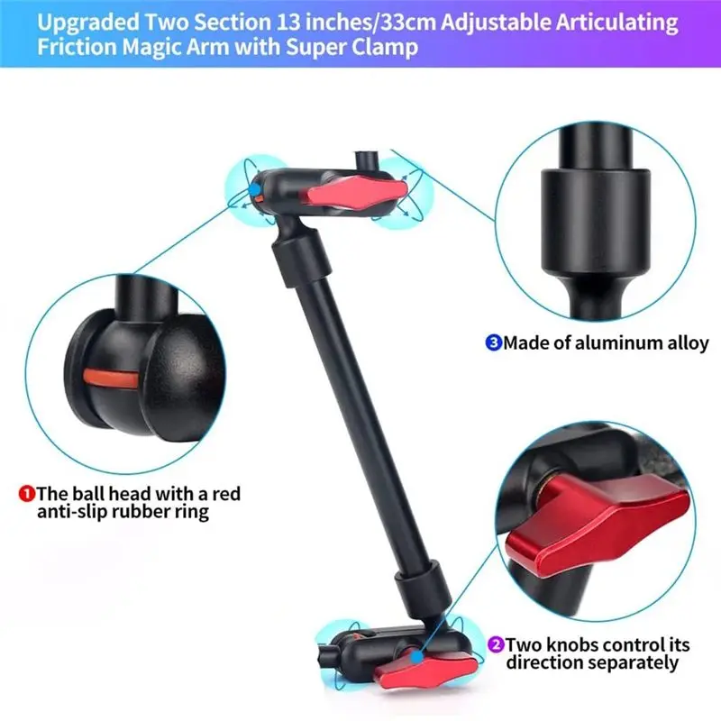 DT19 Live Studio Action Placement Clip Stand Mobile Phone Magic Stand Base Tablet Stand Clip for Photography
