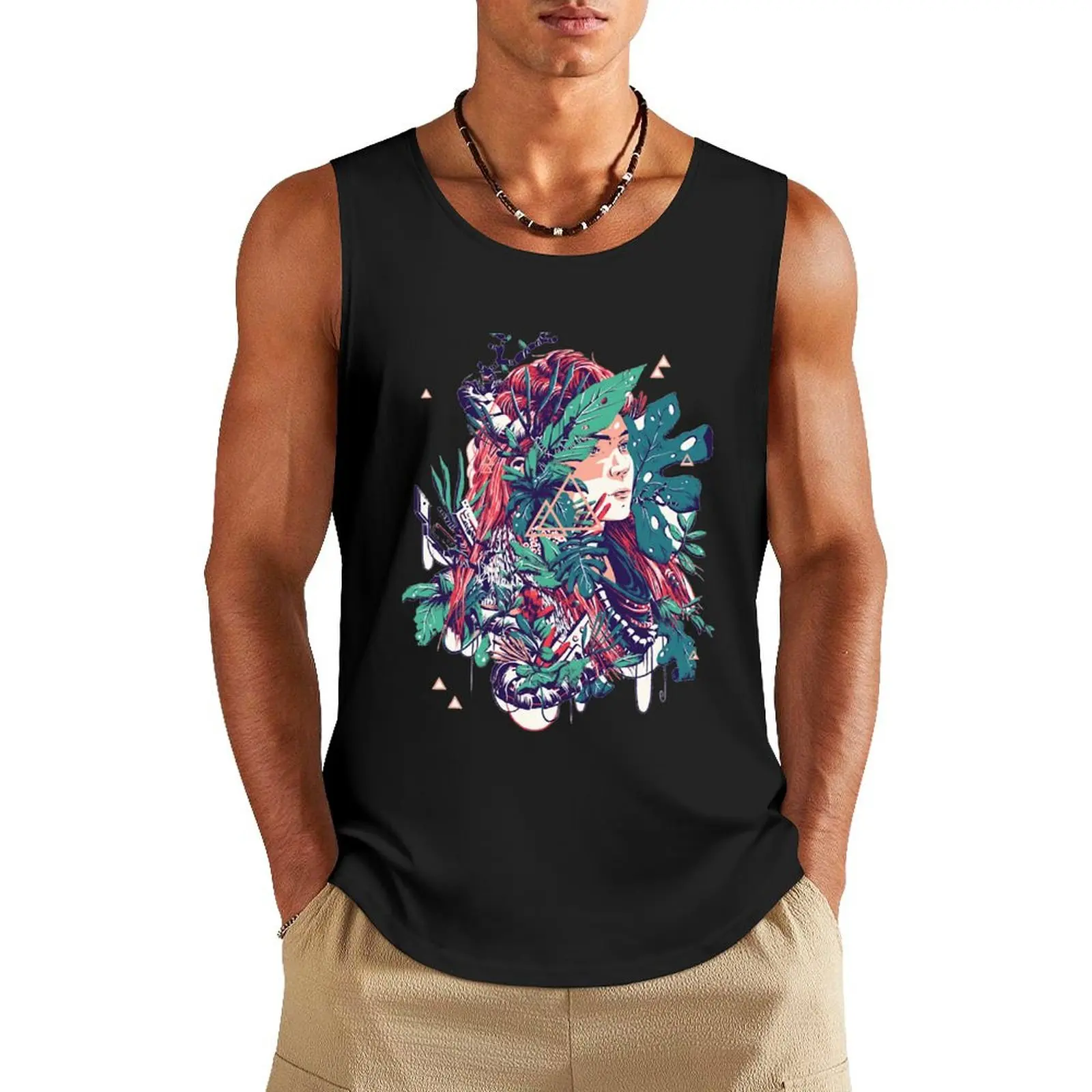 Horizon Zero(8) Tank Top sleeveless shirt man sleeveless t-shirts for men sleeveless